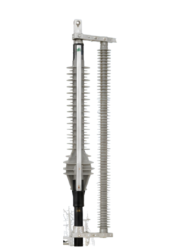 Terminal exterior seca flexible Raychem OHVT-145FS TE Connectivity hasta 145kV push-on silicón hidrofóbico IEC 60840 alta tensión cable subterráneo instalación vertical horizontal