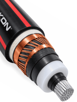 Carrete de cable de alta tensión 115 kV Viakon
