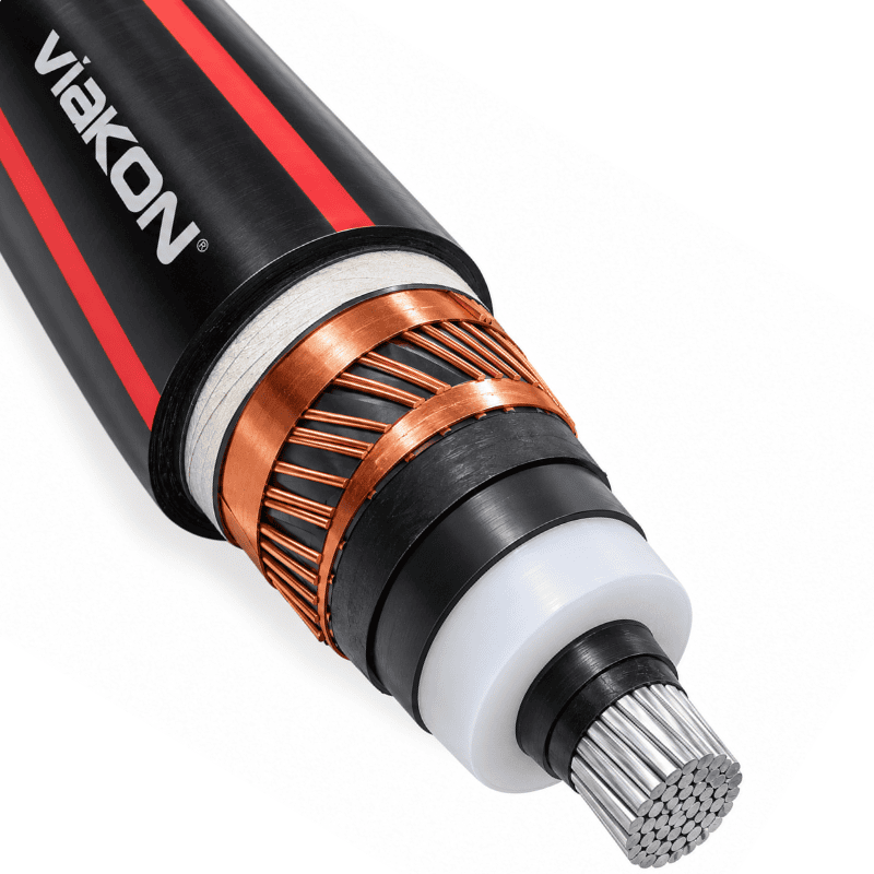 Carrete de cable de alta tensión 115 kV Viakon
